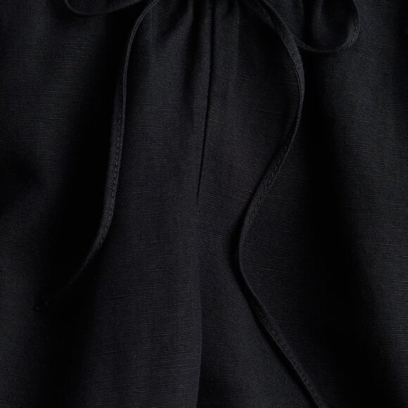 H&M Linen Blend Drawstring Trouser Pants- - Picture 2 of 5